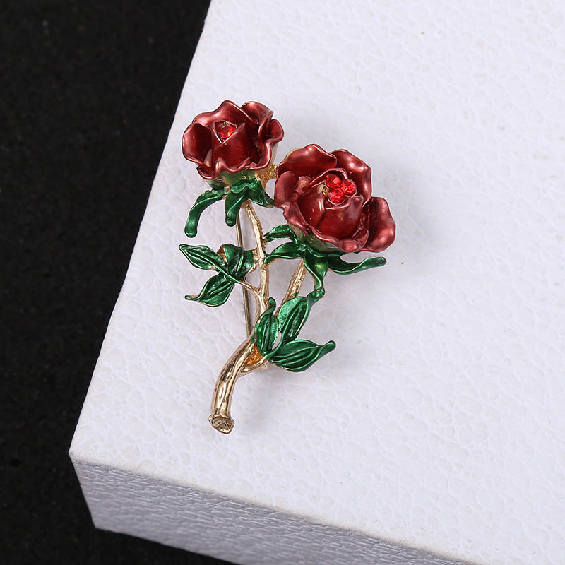 Broches Fleurs Avec Strass Collection FLORIS - 1O Variantes