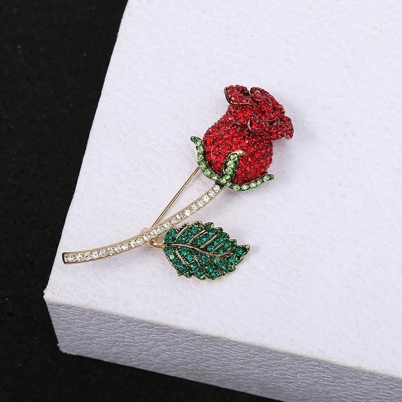Broches Fleurs Avec Strass Collection FLORIS - 1O Variantes